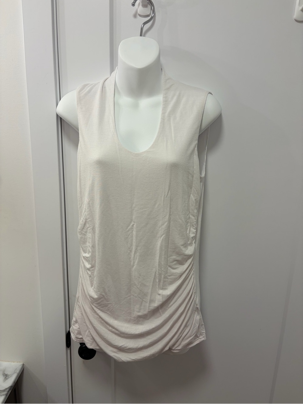 Columbia Cream Scoop Neck Sleeveless Tank